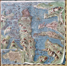 Siege of Malta (detail)